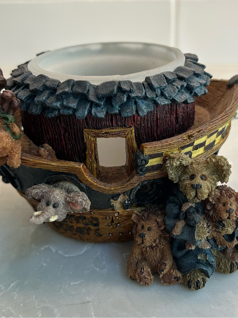 Boyds Bears Noah…and the Golden Rule Votive Candle Holder